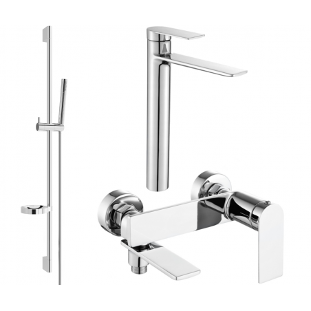 Mexen Zero DS70 koupelnový set, chrom - 7113DS70-00