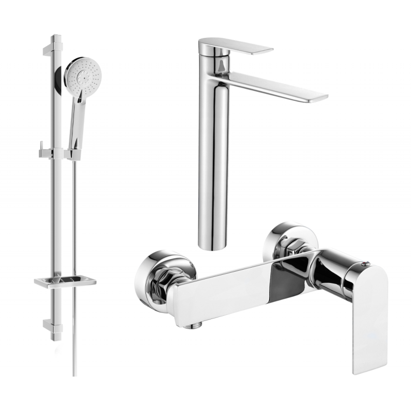 Mexen Zero DQ40 sprchová sada, chrom - 71114DQ40-00