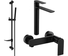 Mexen Zero DF70 sprchová sada, černá - 71114DF70-70