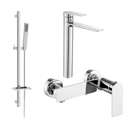 Mexen Zero DQ02 sprchová sada, chrom - 71114DQ02-00