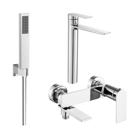 Mexen Zero R02 koupelnová sada, chrom - 71113R02-00