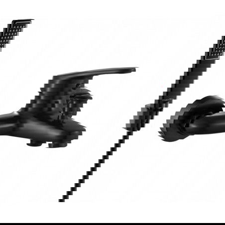 Mexen Erica R72 baterie vanová se sprchovou sadou, černá - 74643R72-70