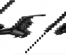 Mexen Erica R72 baterie vanová se sprchovou sadou, černá - 74643R72-70