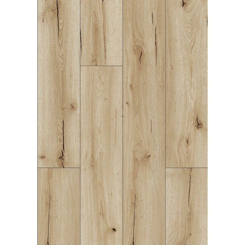 Mexen Sun Valley vinylové panely 1240 x 182 mm SPC 6,5 mm, podložka IXPE 1,5 mm, 4 V-drážky, Dub - F1006-1240-182-505-4V1-01