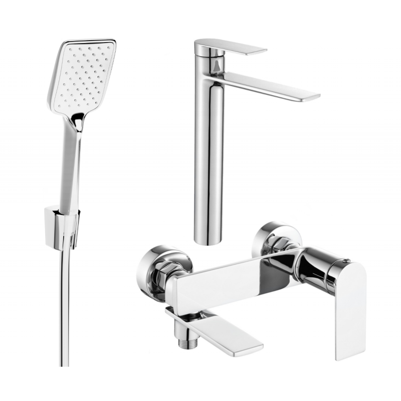 Mexen Zero R62 koupelnová sada, chrom - 71113R62-00