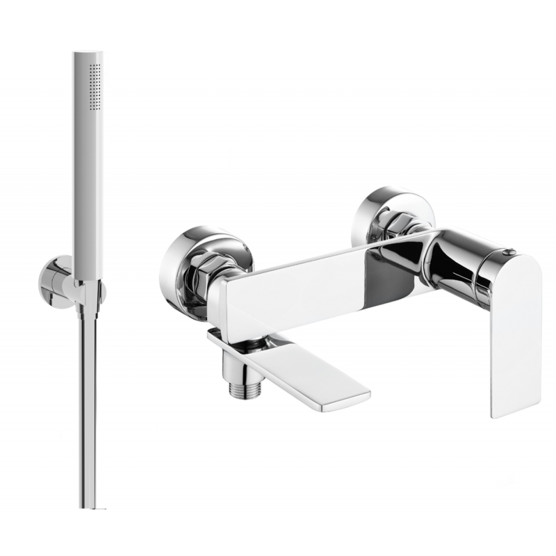 Mexen Zero R70 vanová baterie s sprchovou sadou, chrom - 7113R70-00