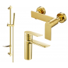 Mexen Zero DF70 sprchová sada, zlatá - 71104DF70-50