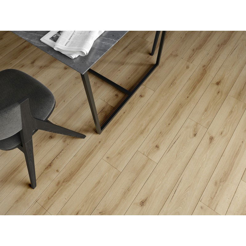 Mexen Sun Valley vinylové panely 1240 x 182 mm SPC 6,5 mm, podložka IXPE 1,5 mm, 4 V-drážky, Dub - F1006-1240-182-505-4V1-01