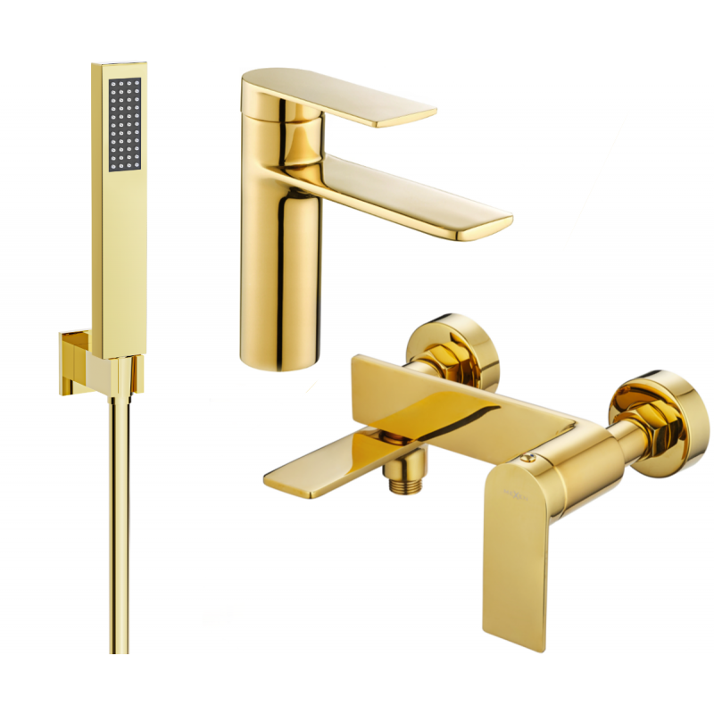 Mexen Zero R02 sada vanová, zlatá - 71103R02-50