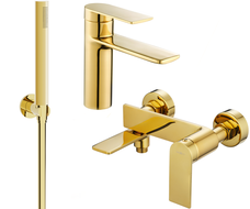 Mexen Zero R70 koupelnový set, zlatý - 71103R70-50
