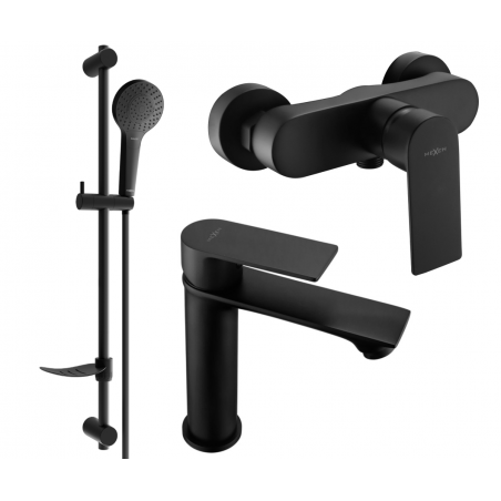 Mexen Royo DF05 sprchová sada, černá - 72204DF05-70