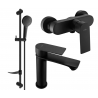 Mexen Royo DF05 sprchová sada, černá - 72204DF05-70