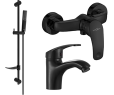 Mexen Fabia DF72 sprchová sada, černá - 746504DF72-70