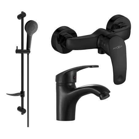 Mexen Fabia DF05 sprchová sada, černá - 746504DF05-70