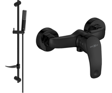 Mexen Fabia DF72 sprchová baterie se sprchovým setem, černá - 74654DF72-70