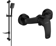 Mexen Fabia DF62 sprchová baterie se sprchovou sadou, černá- 74654DF62-70