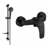 Mexen Fabia DF05 sprchová baterie se sprchovým setem, černá - 74654DF05-70