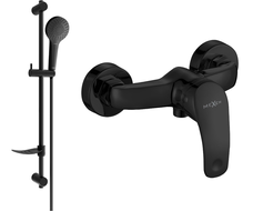 Mexen Fabia DF05 sprchová baterie se sprchovým setem, černá - 74654DF05-70