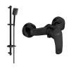 Mexen Fabia DB62 sprchová baterie se sprchovou soupravou, černá- 74654DB62-70