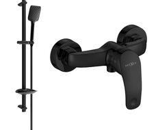 Mexen Fabia DB62 sprchová baterie se sprchovou soupravou, černá- 74654DB62-70
