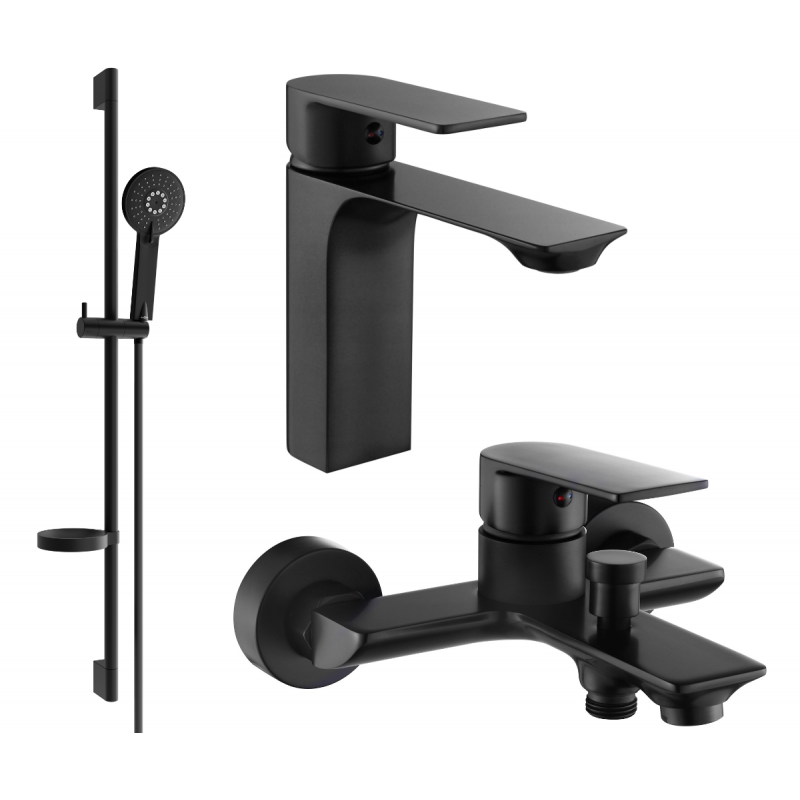 Mexen Alexa DS40 vana set, černý - 71203DS40-70