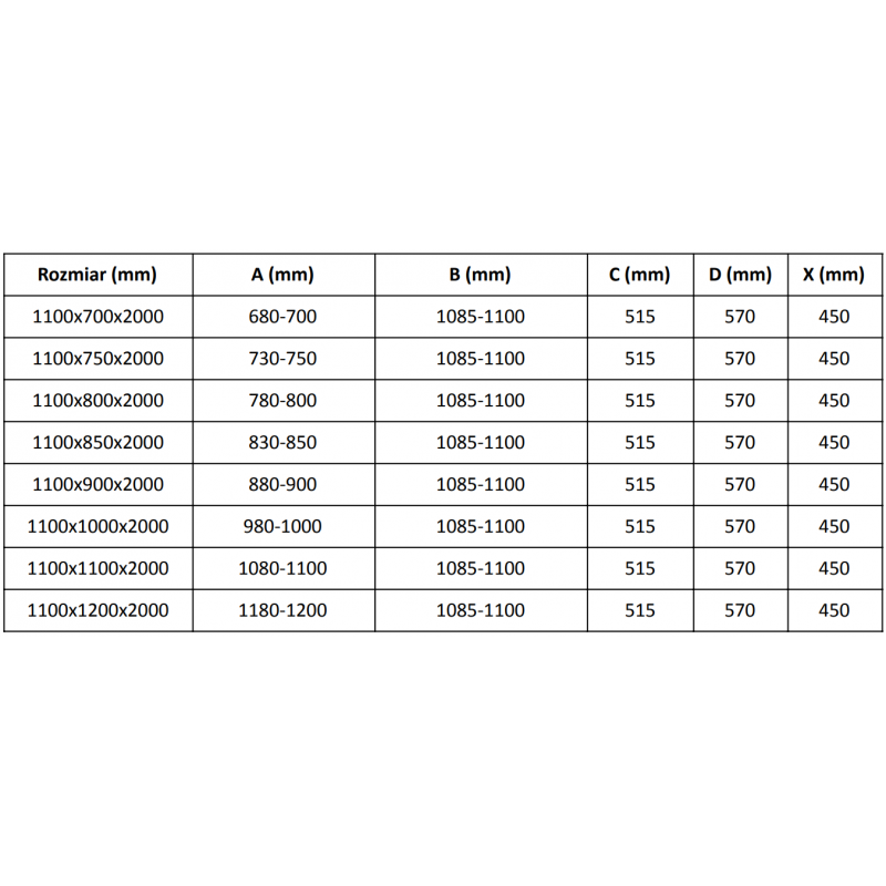 Mexen Velar posuvná sprchová kabina 110 x 70 cm, grafit, chrom - 871-110-070-41-01