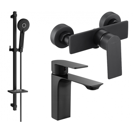 Mexen Alexa DQ40 sprchová souprava, černá - 71204DQ40-70