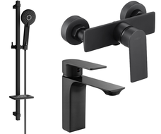 Mexen Alexa DQ40 sprchová souprava, černá - 71204DQ40-70