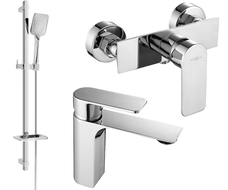 Mexen Alexa DQ62 sprchová sada, chrom - 71204DQ62-00