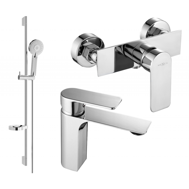 Mexen Alexa DS40 sprchová sada, chrom - 71204DS40-00
