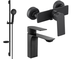 Mexen Alexa DS40 sprchová sada, černá - 71204DS40-70