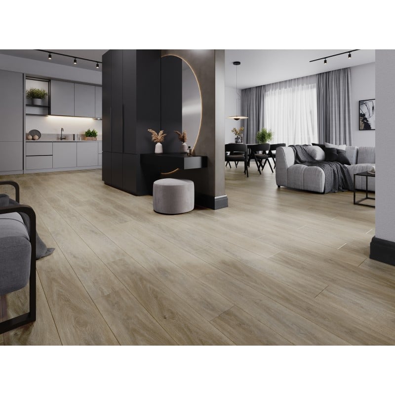 Mexen Parkland vinylové panely 1240 x 182 mm SPC 6,5 mm, podložka IXPE 1,5 mm, 4 V-Fuga, Dub - F1024-1240-182-505-4V1-01