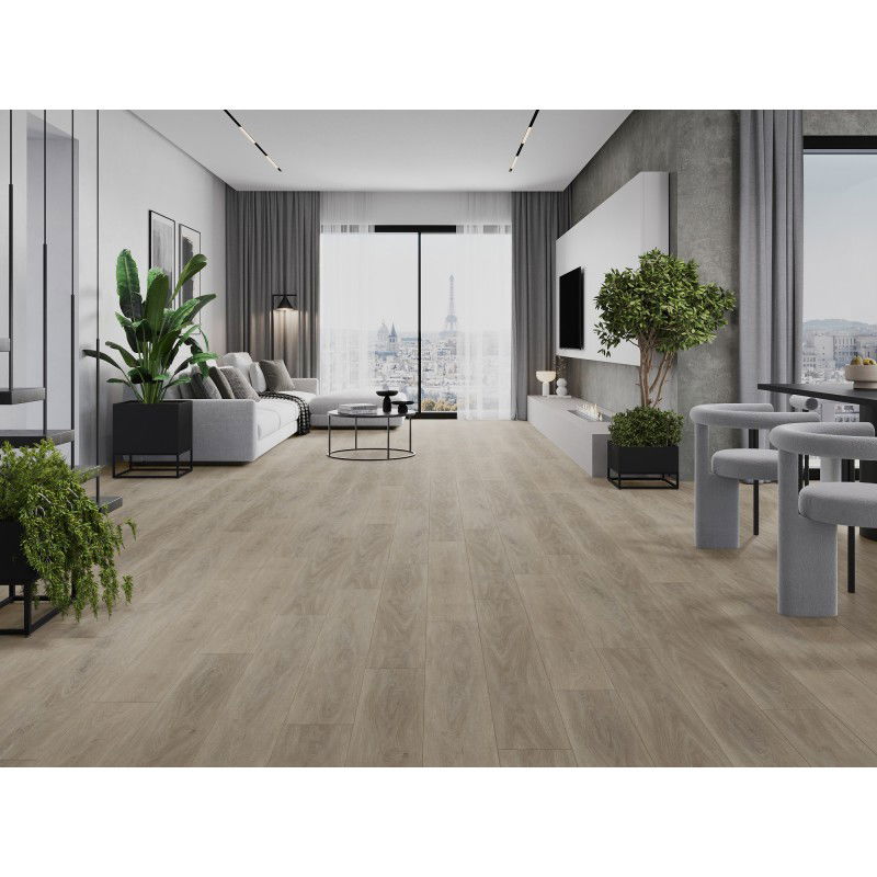 Mexen Parkland vinylové panely 1240 x 182 mm SPC 6,5 mm, podložka IXPE 1,5 mm, 4 V-drážka, Dub - F1024-1240-182-505-4V1-01