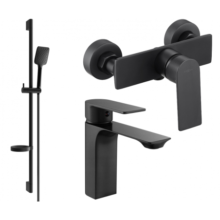 Mexen Alexa DS62 sprchová sada, černá - 71204DS62-70