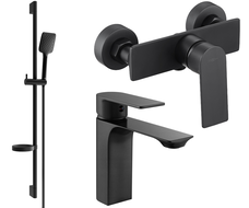 Mexen Alexa DS62 sprchová sada, černá - 71204DS62-70