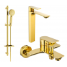 Mexen Alexa DQ40 koupelnová sada, zlatá - 71213DQ40-50