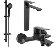 Mexen Alexa DQ40 vanová sada, černá - 71213DQ40-70