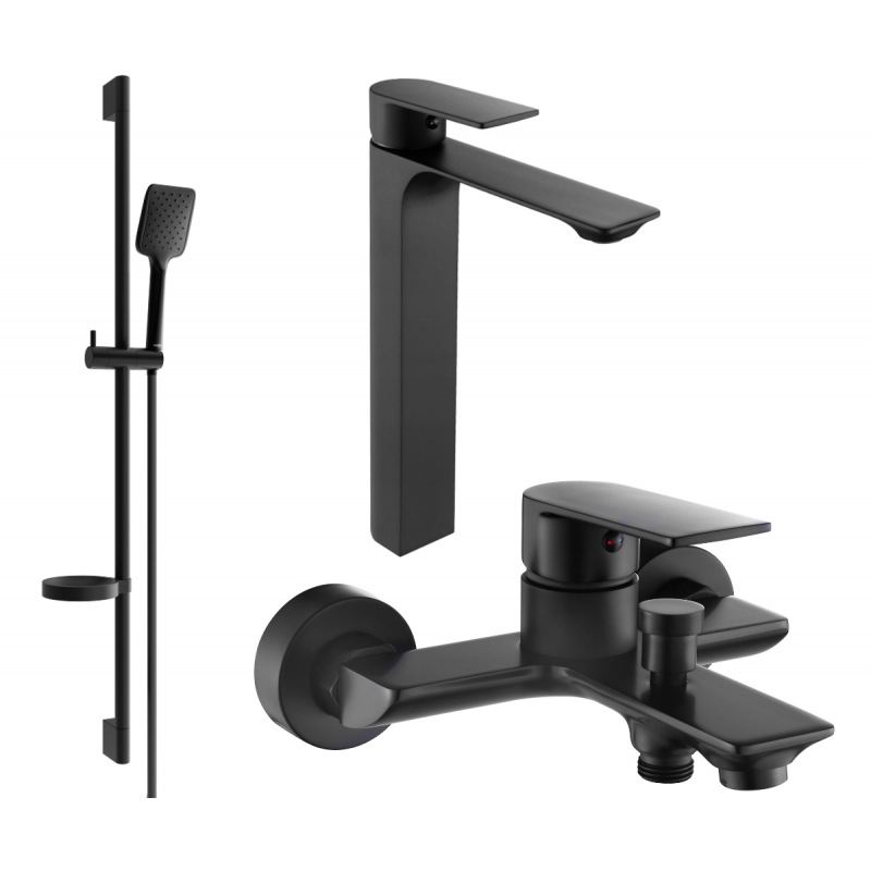 Mexen Alexa DS62 vanová sada, černá - 71213DS62-70