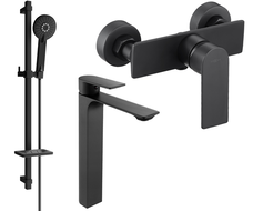 Mexen Alexa DQ40 sprchová sada, černá - 71214DQ40-70