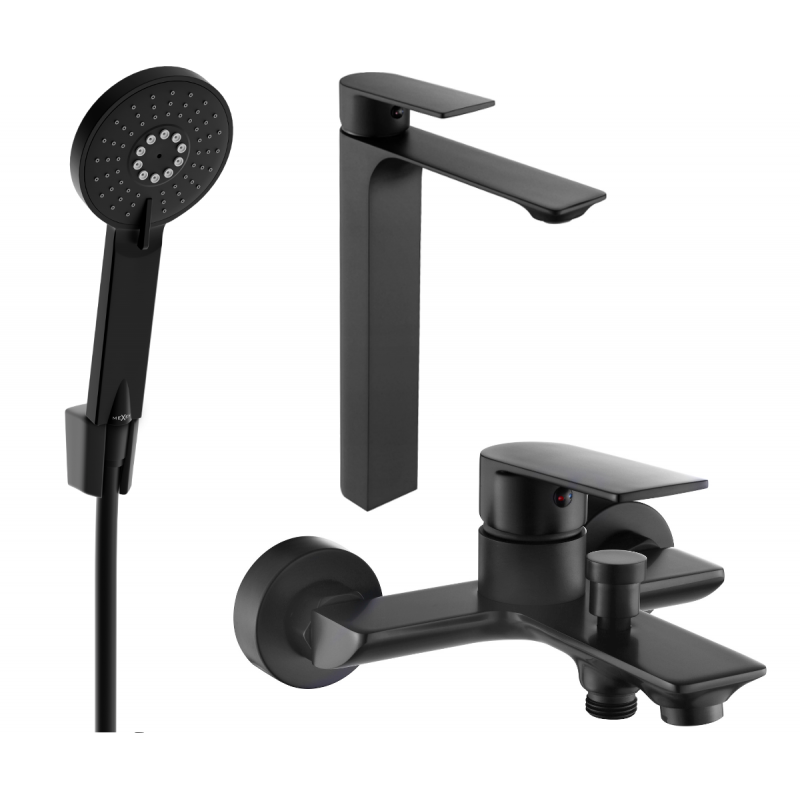 Mexen Alexa R40 vana set, černý - 71213R40-70