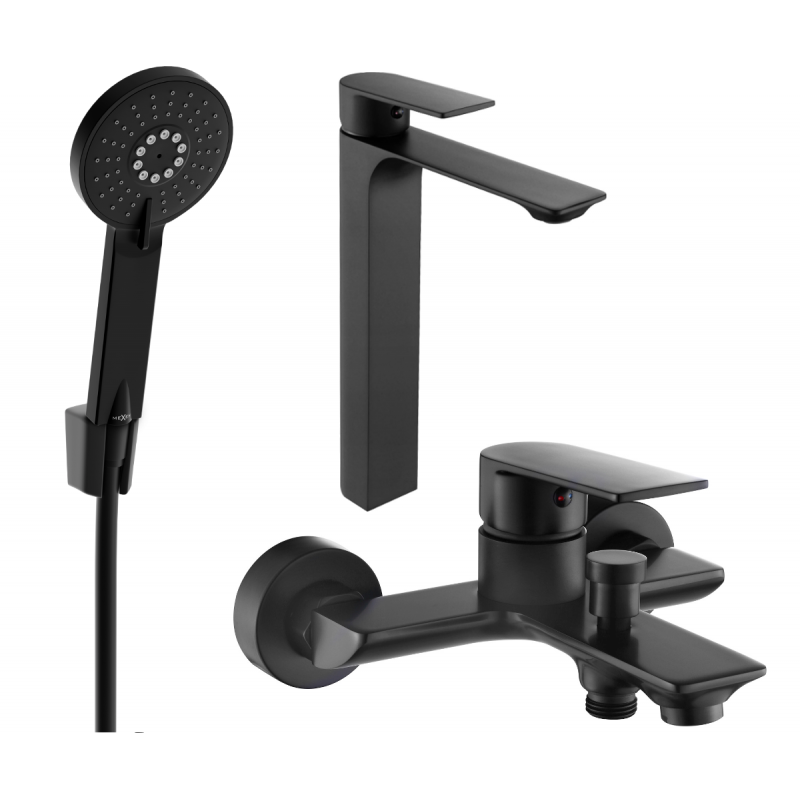 Mexen Alexa R40 vanová sada, černá - 71213R40-70