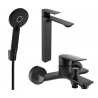 Mexen Alexa R40 vana set, černý - 71213R40-70