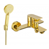 Mexen Alexa R40 vanová baterie se sprchovou soupravou, zlatá - 7123R40-50