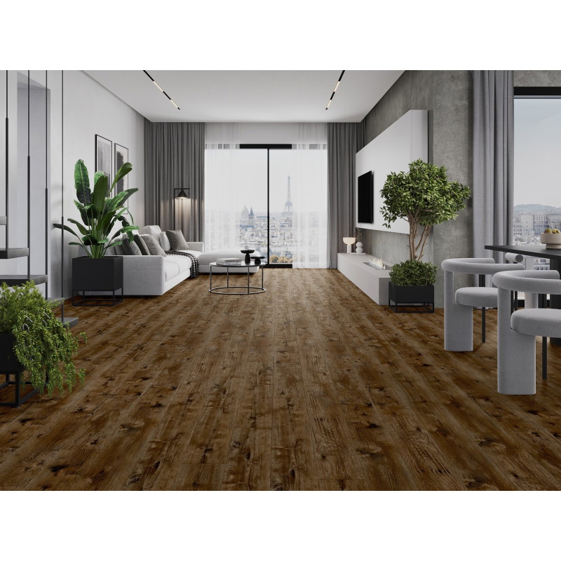 Mexen Mount Vernon Vinylové panely 1240 x 182 mm SPC 6,5 mm, podložka IXPE 1,5 mm, 4stranná V-spára, dub