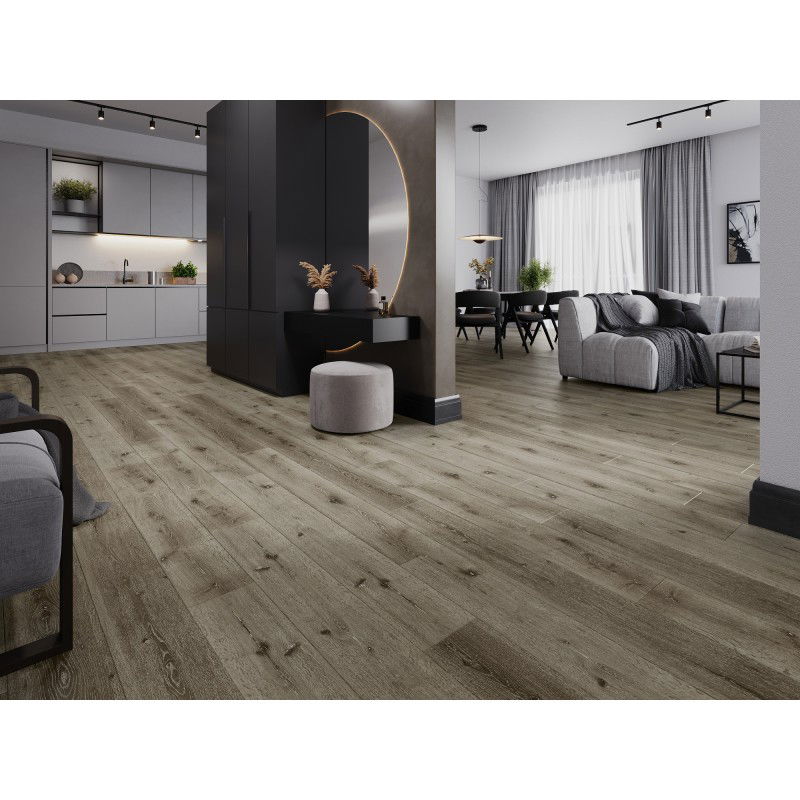 Mexen Kansas vinylové panely 1240 x 182 mm SPC 6,5 mm, podložka IXPE 1,5 mm, 4 V-drážka, Dub - F1032-1240-182-505-4V1-01