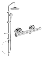 Mexen Slim Carl sprchový set nástěnný se sprchou a termostatickou sprchovou baterií, chrom - 77105240-00