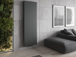 Mexen VR20SL Line deskový radiátor 1800 x 300 mm, spodní středové připojení, 654 W, antracit - W6-180-030-66