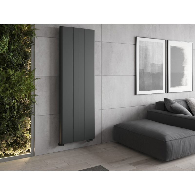Mexen VR20SL Line deskový radiátor 1800 x 300 mm, spodní středové připojení, 654 W, antracit - W6-180-030-66