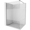 Mexen Kioto sprchová stěna Walk-in 100 x 200 cm, průhledná/zmrzlina 8 mm, kartáčovaná gun gray - 800-100-101-66-35