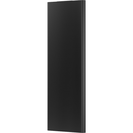 Mexen VR20S Plastový deskový radiátor 2000 x 400 mm, dolní středové připojení, 945 W, černý - W6-200-040-70